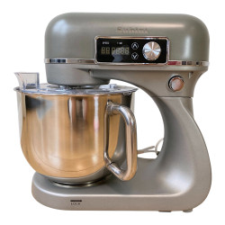 Планетарний міксер - тістоміс 6л Suhini SH-SM6.12 сірий (подвійний гак / металевий корпус)