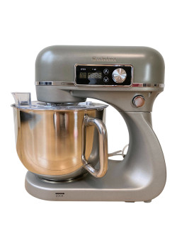 Планетарний міксер - тістоміс 6л Suhini SH-SM6.12 сірий (подвійний гак / металевий корпус)