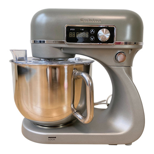 Планетарний міксер - тістоміс 6л Suhini SH-SM6.12 сірий (подвійний гак / металевий корпус)