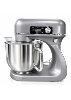 Планетарний міксер - тістоміс 6л Suhini SH-SM6.12 сірий (подвійний гак / металевий корпус)